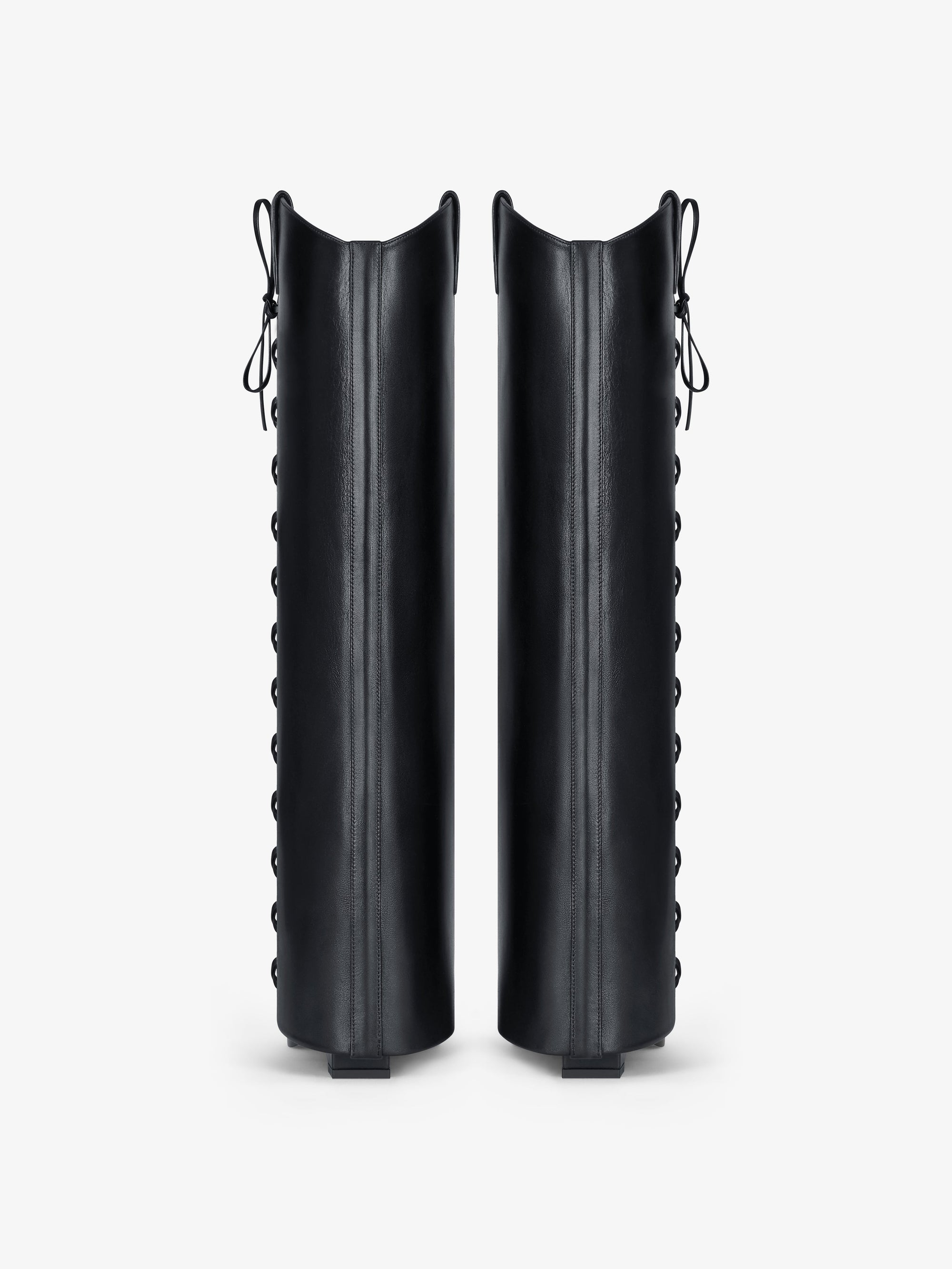 CALF LEATHER/SILVERY METAL TOE