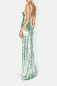 Beating Heart Gown - Seaglass