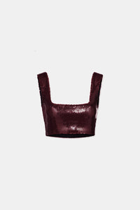 Beating Heart Crop Top - Blood Red