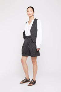 ZNOSTOCK_BLACK & WHITE VESTE BEBBEL - Black & White