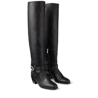 Beca 45 leather thigh boots - Black