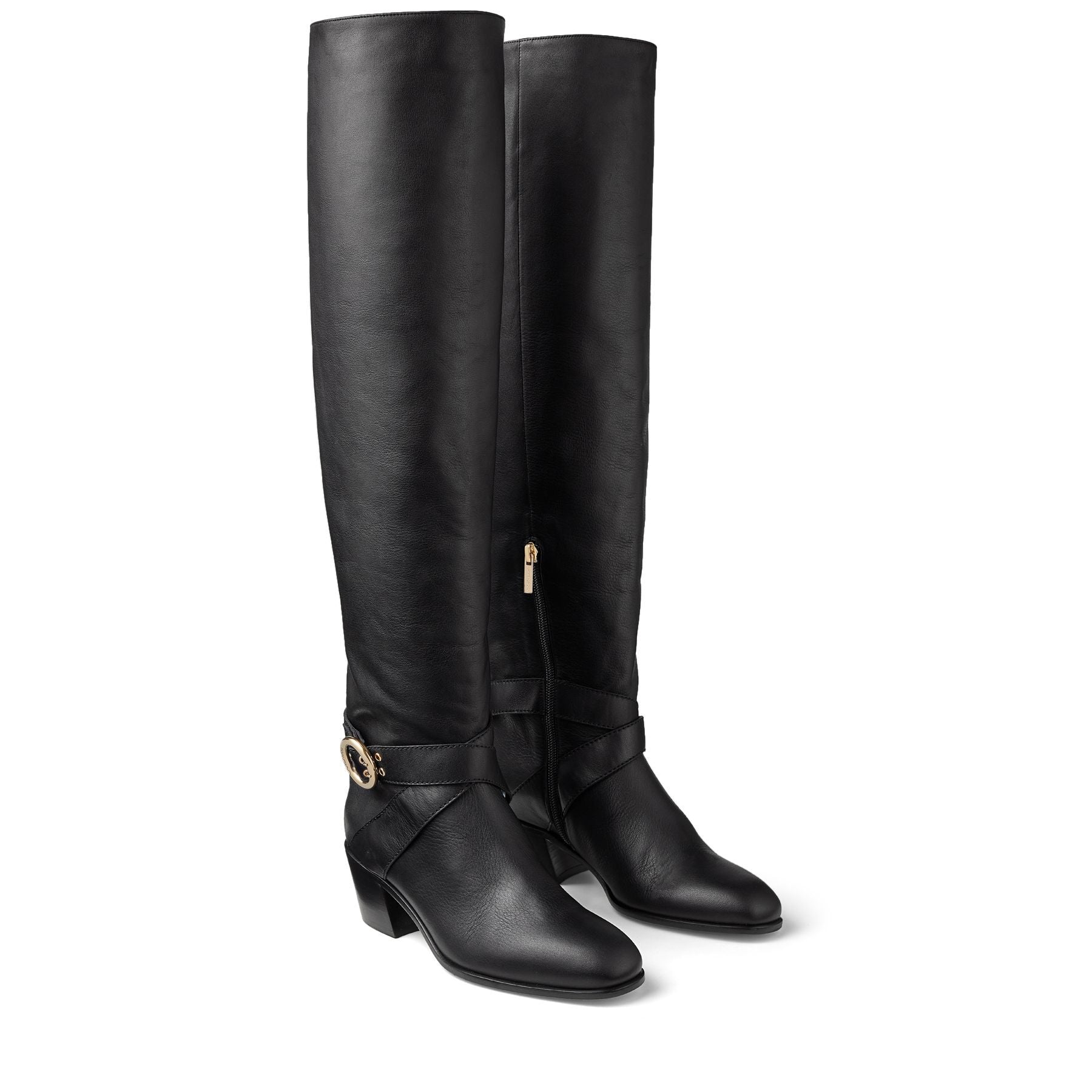Beca 45 leather thigh boots - Black