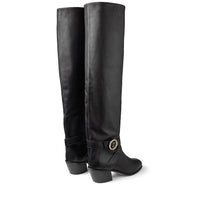 Beca 45 leather thigh boots - Black