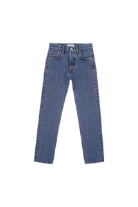 Vintage Fit Straight Leg Denim - Medium Blue - old