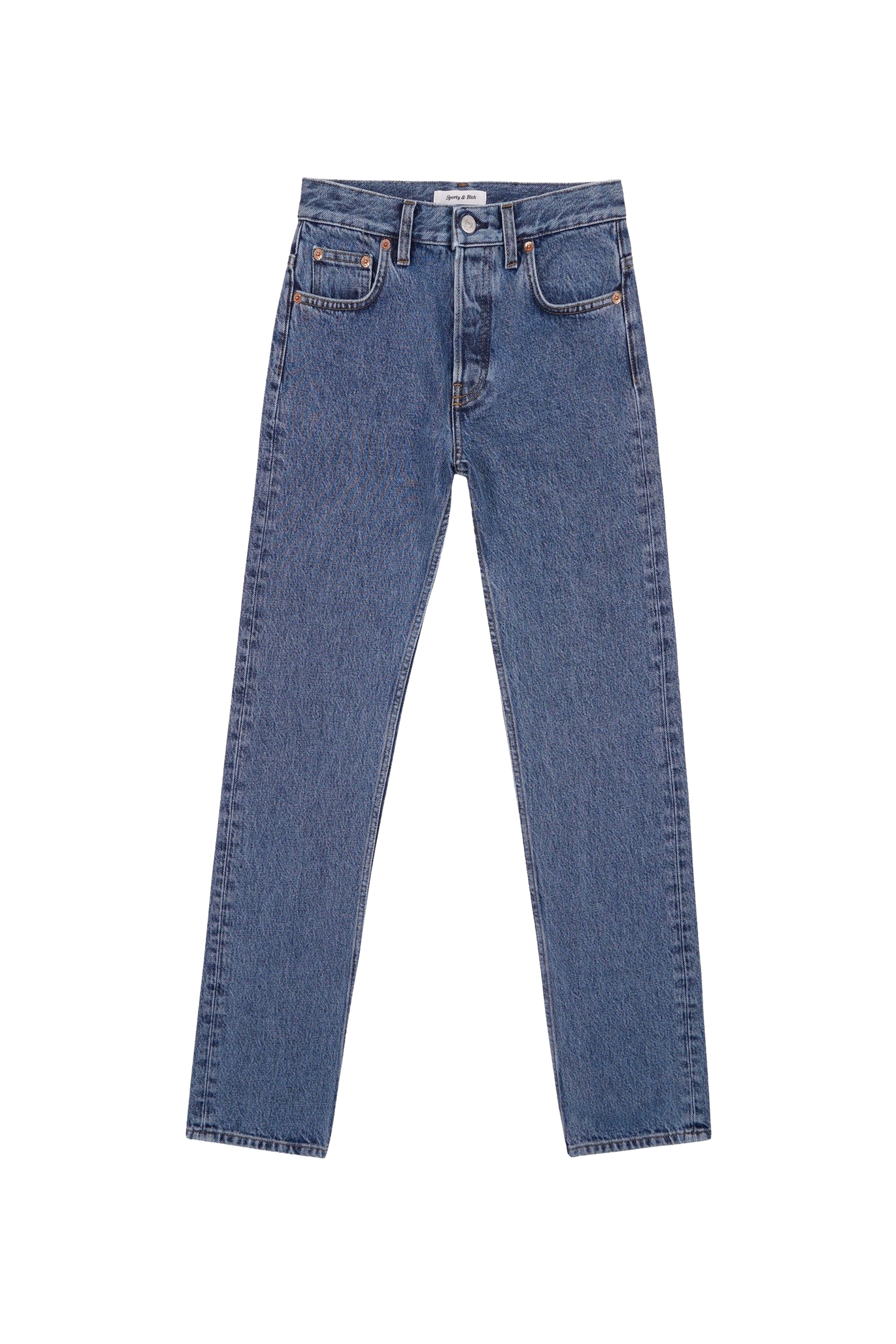 Pantalon droit vintage en denim - Old
