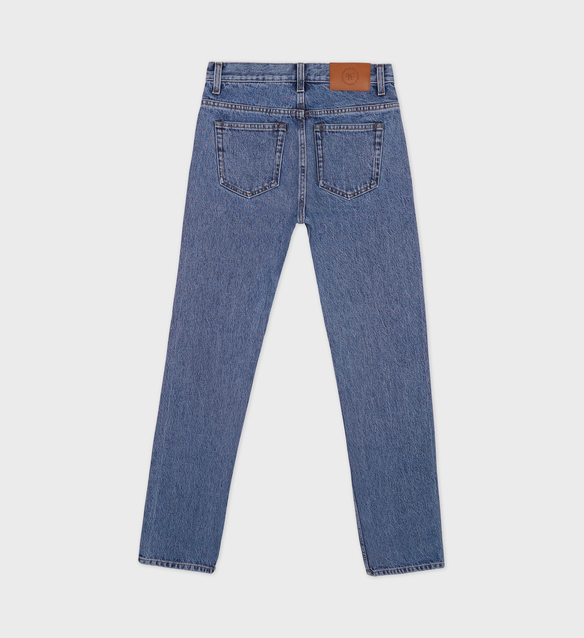 Vintage Fit Straight Leg Denim - Medium Blue - old