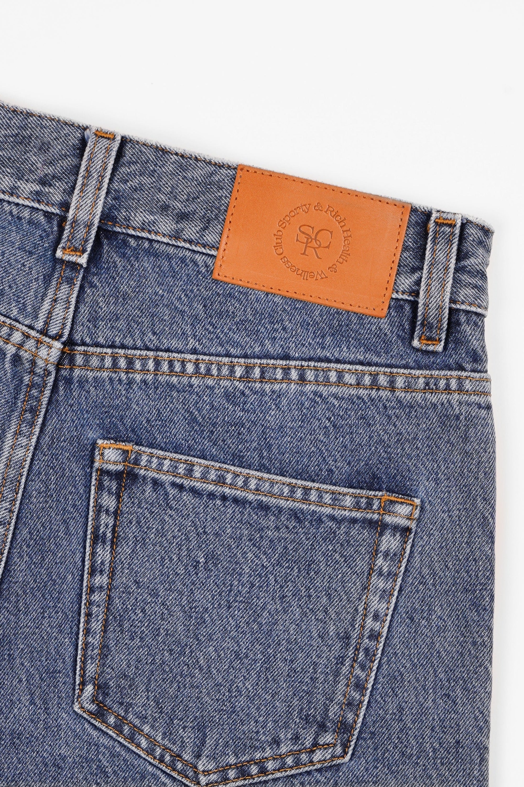 Pantalon droit vintage en denim - Old
