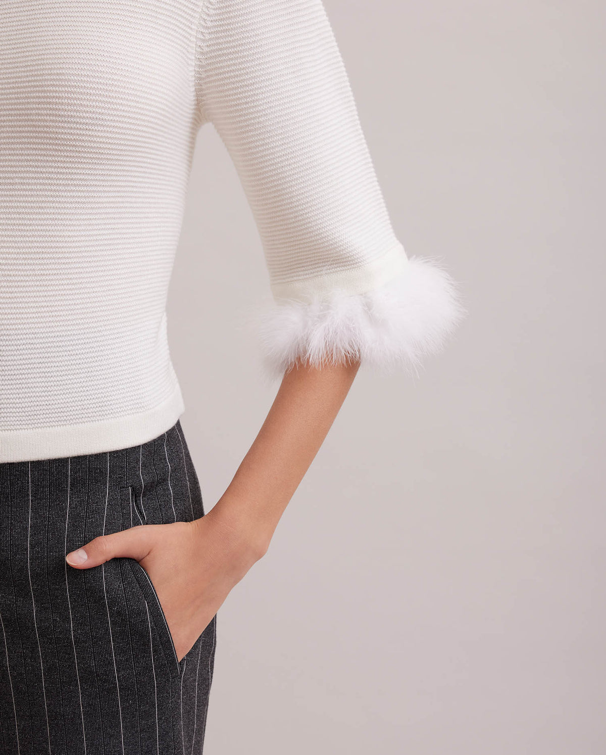 Moon White / Pullover Beckett