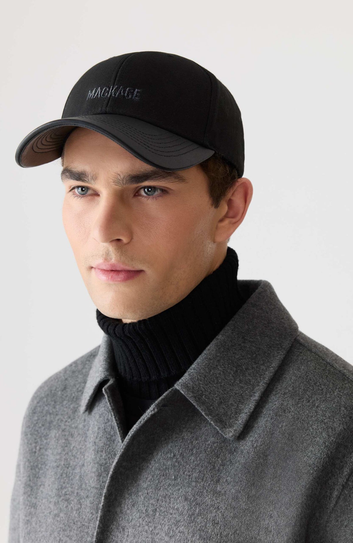 Carbon Mix Men's Wool Coat