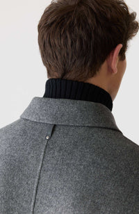 Carbon Mix Men's Wool Coat