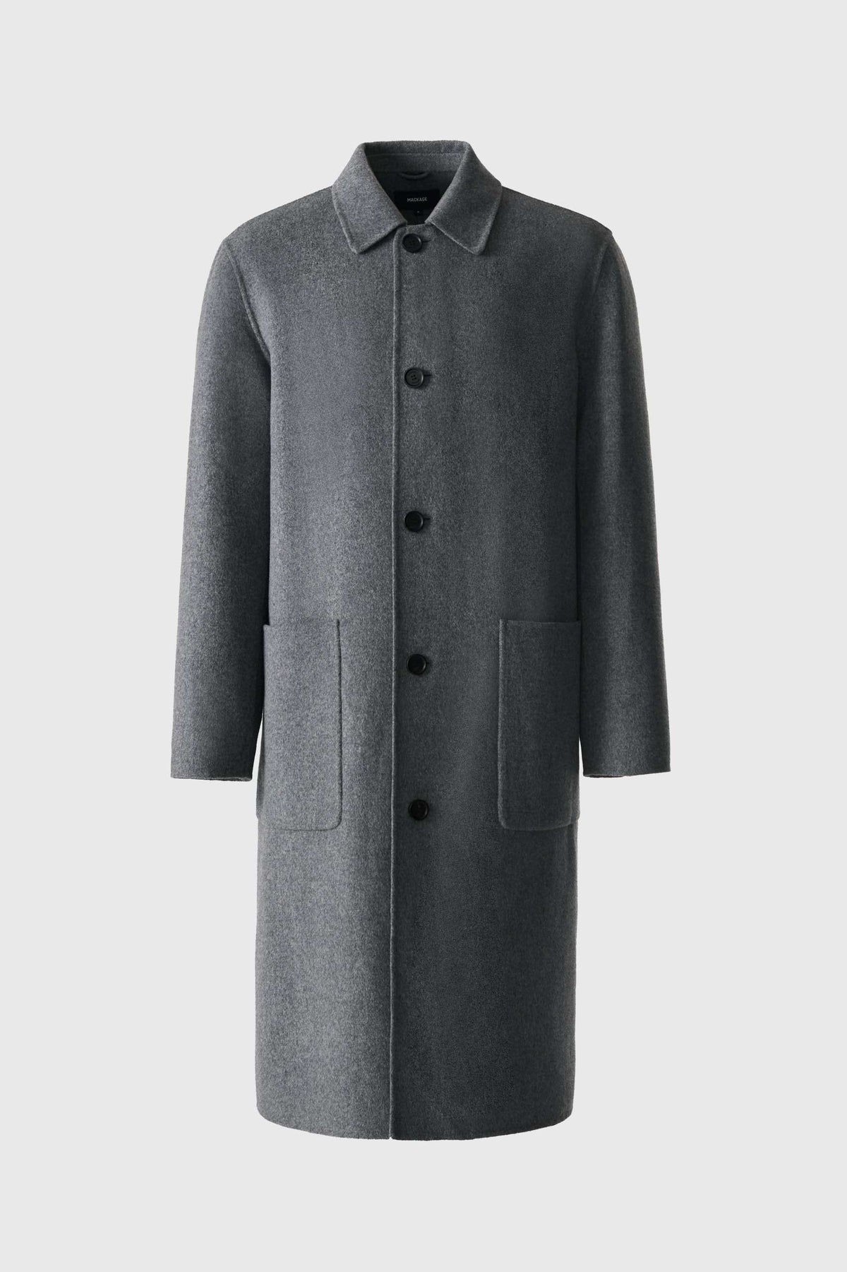Carbon Mix Men's Wool Coat