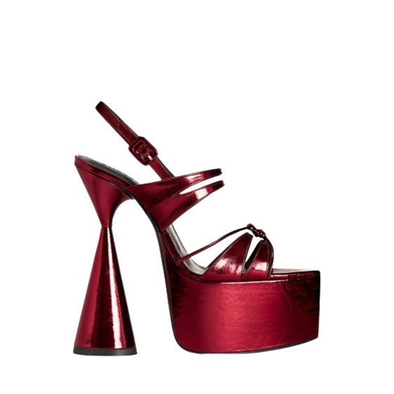 Belle 150 leather sandals - Red