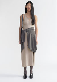 Robe longue Belle en laine - Mist