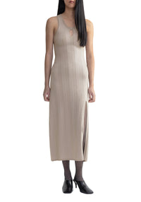 Robe longue Belle en laine - Mist