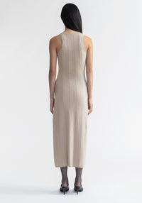 Robe longue Belle en laine - Mist