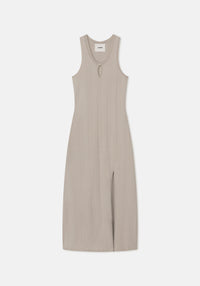 Robe longue Belle en laine - Mist