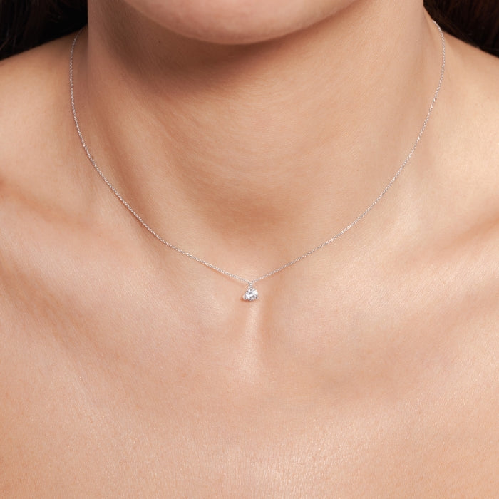be mine maria white diamond necklace