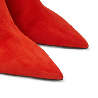 Bottes Beren hautes 85 en daim doux - Mandarin Red