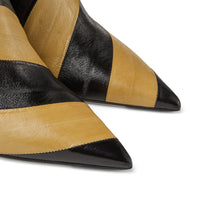 Beren 85 leather boots - Black & Cognac