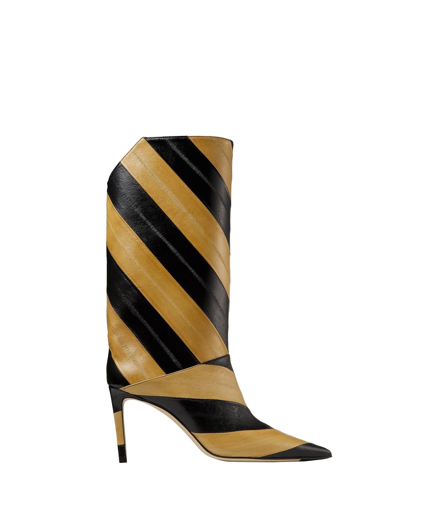 Beren 85 leather boots - Black & Cognac