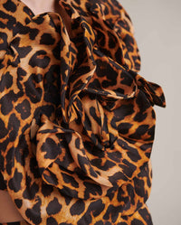 Top Berengaria en soie - Black