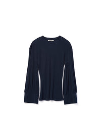 Pull Berlain à manches longues avec détails aux poignets - Turquoise