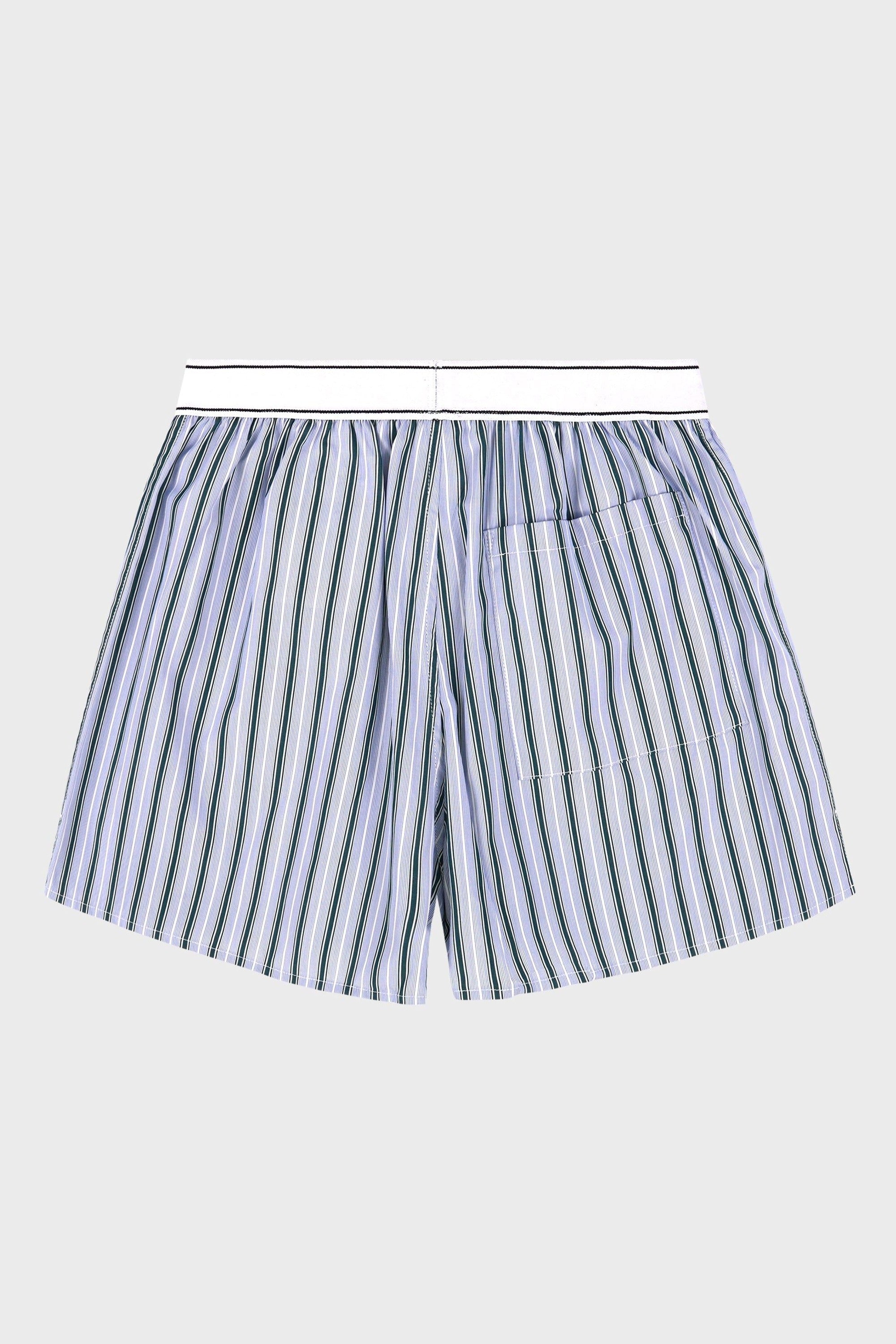 Short boxer Script à rayures - Multicolor Stripes