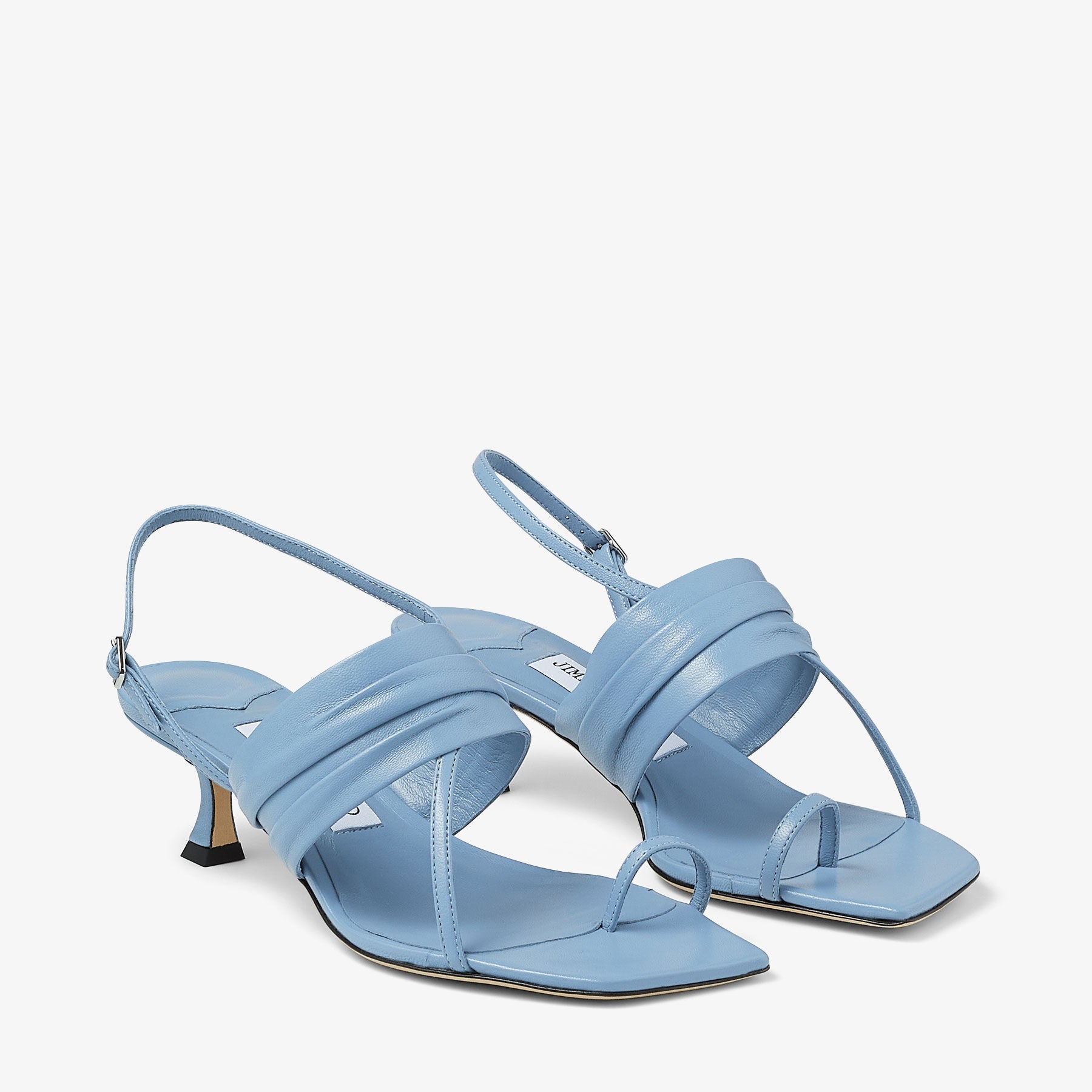 Sandales Beziers 50 en cuir - Smoky Blue