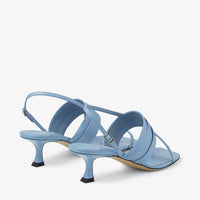 Sandales Beziers 50 en cuir - Smoky Blue