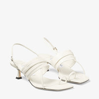 Sandales Beziers 50 en cuir - Latte