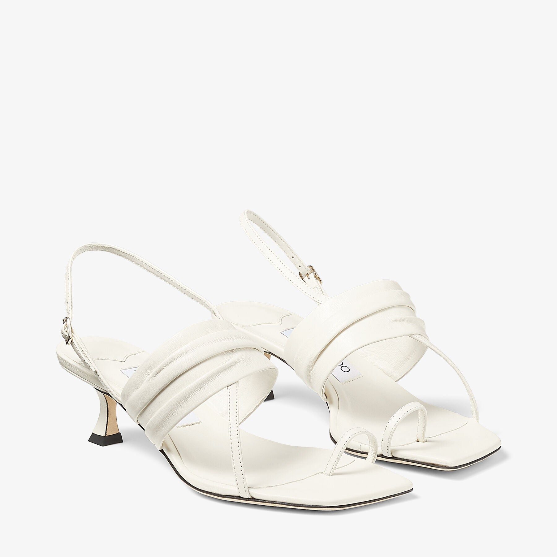 Sandales Beziers 50 en cuir - Latte