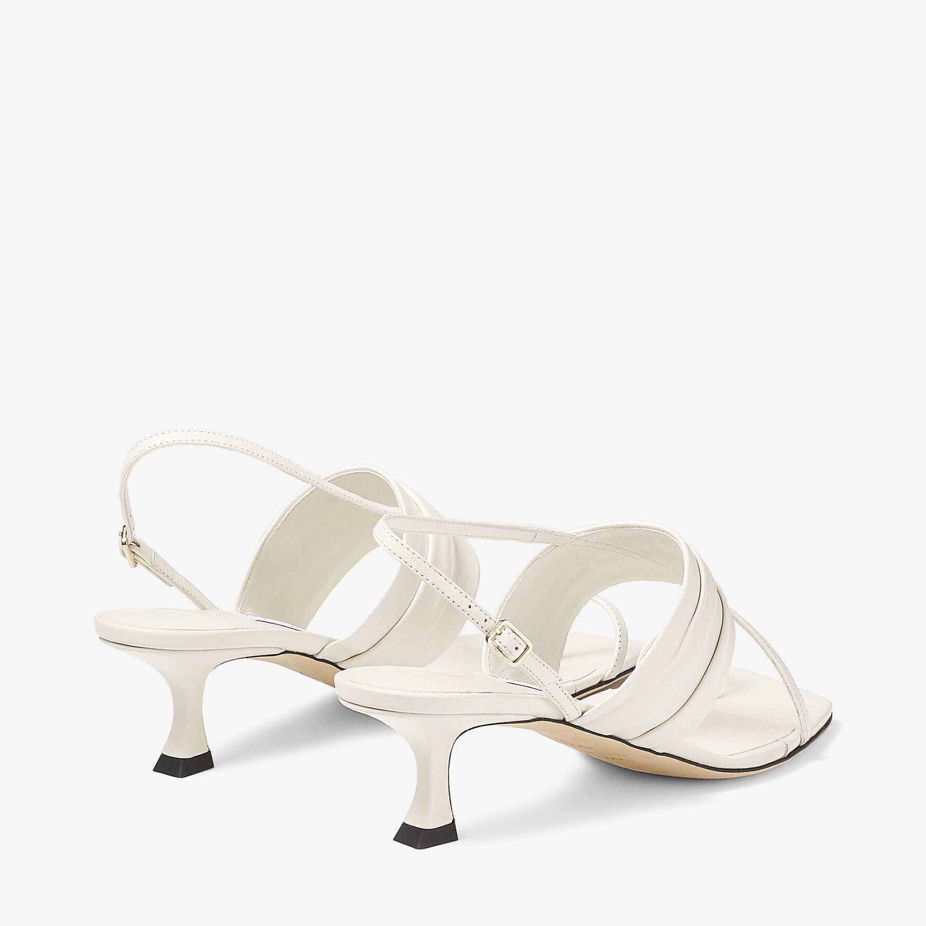 Sandales Beziers 50 en cuir - Latte