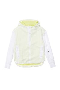 Blouson zippé Sport - Blanc & Limeira