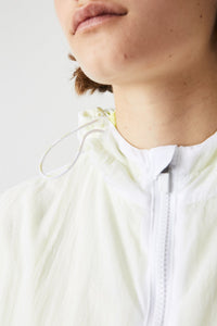 Blouson zippé Sport - Blanc & Limeira