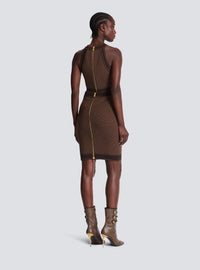 Top en jacquard mini monogramme - Marron & Marron Foncé