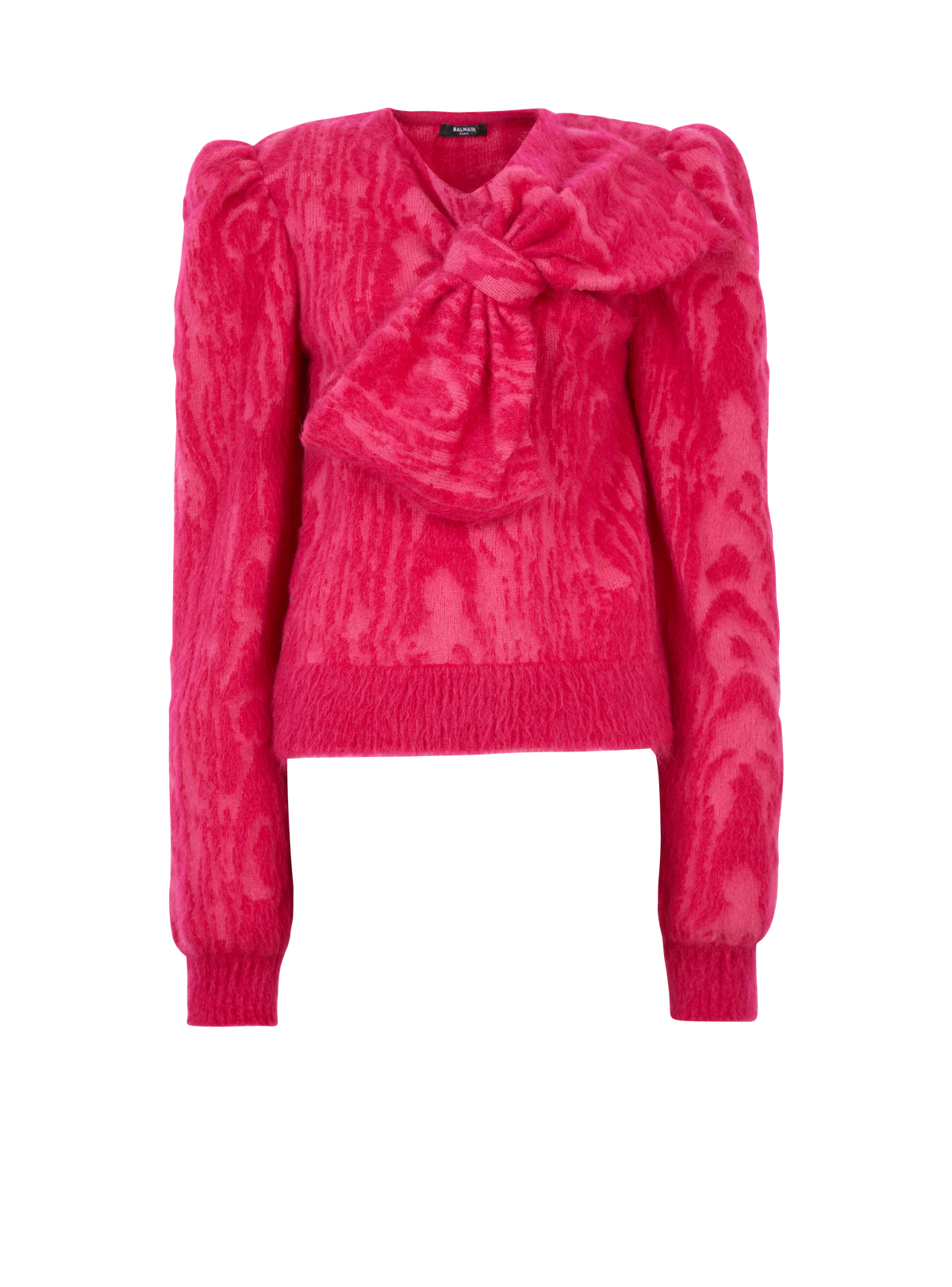 Pull en mohair brossé - Fuchsia
