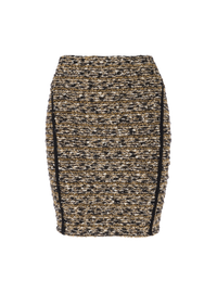 Jupe en tweed lurex - Noir & Or