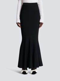 Jupe jolie madame en maille - Noir