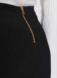 Jupe jolie madame en maille - Noir