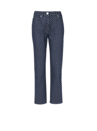 Jean en denim mini monogramme - Bleu Jean Brut & Bleu Jean