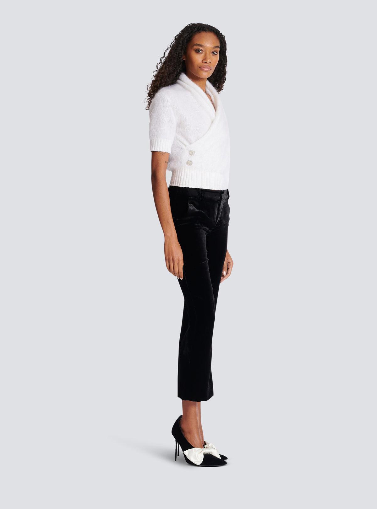 Pantalon en velours - Noir