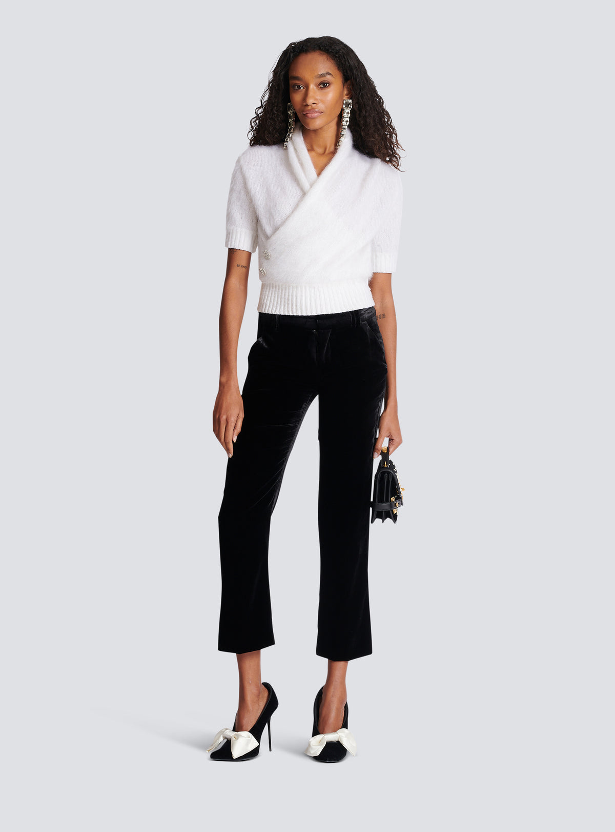 Pantalon en velours - Noir
