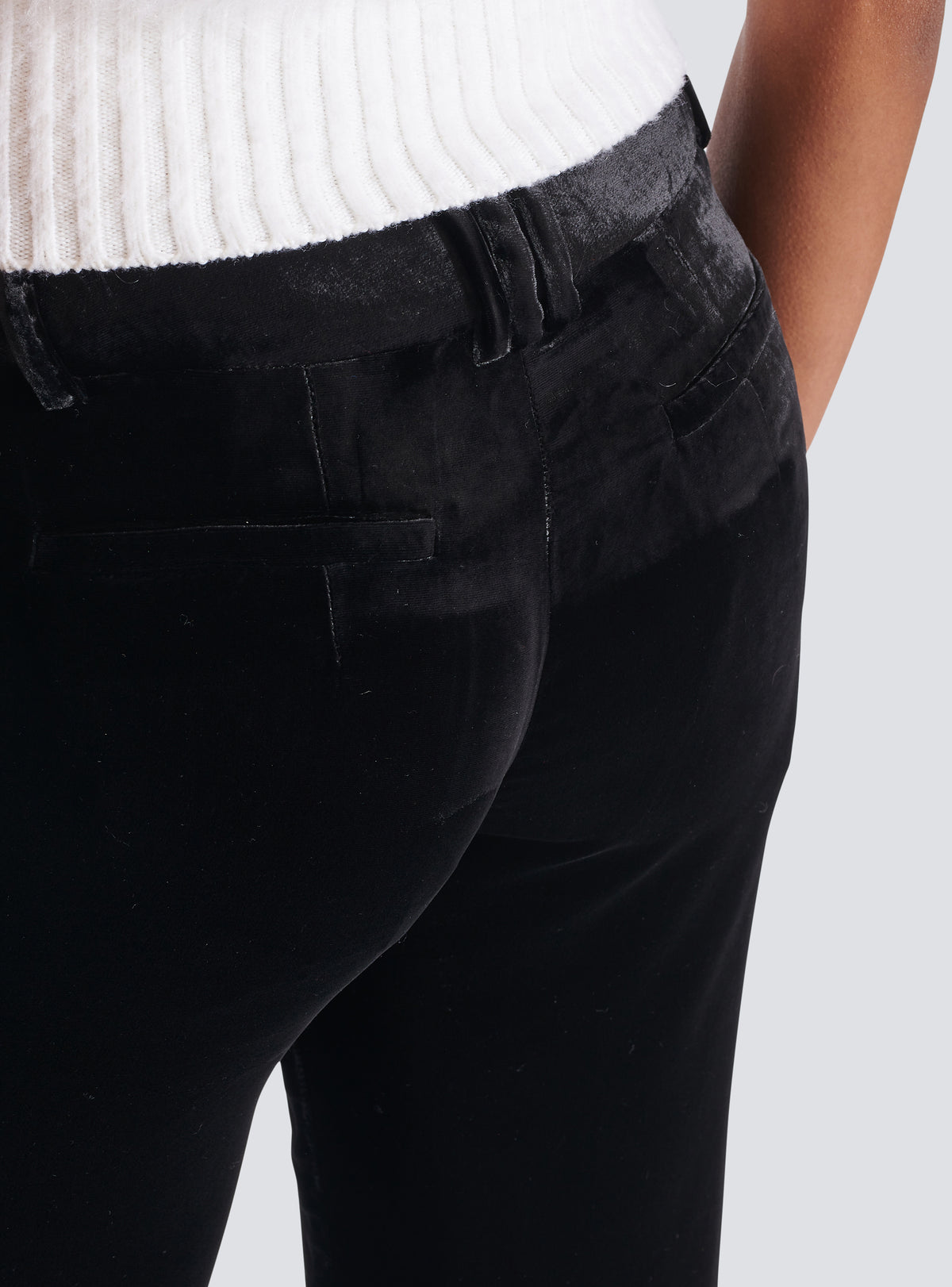 Pantalon en velours - Noir