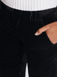 Pantalon en velours - Noir