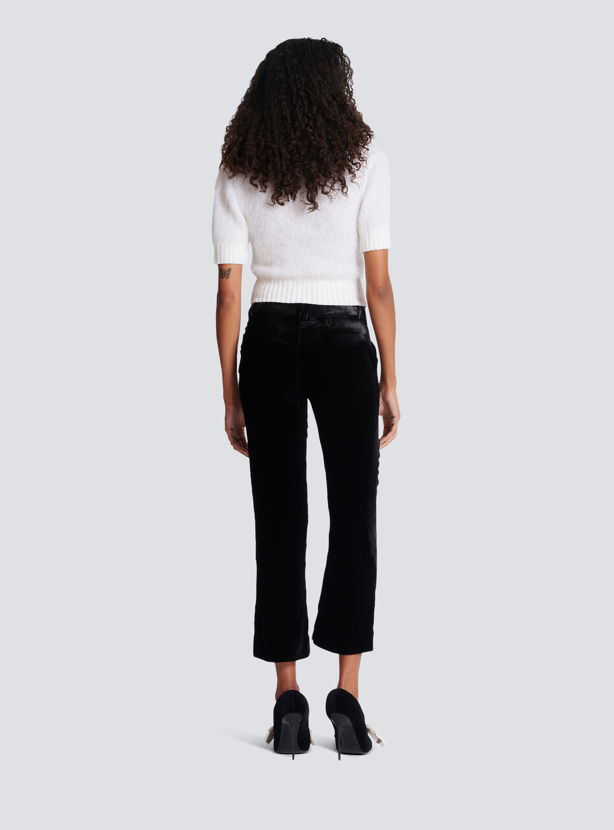Pantalon en velours - Noir