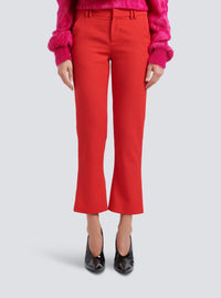 Pantalon en grain de poudre - Rouge Vif