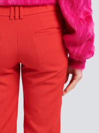Pantalon en grain de poudre - Rouge Vif