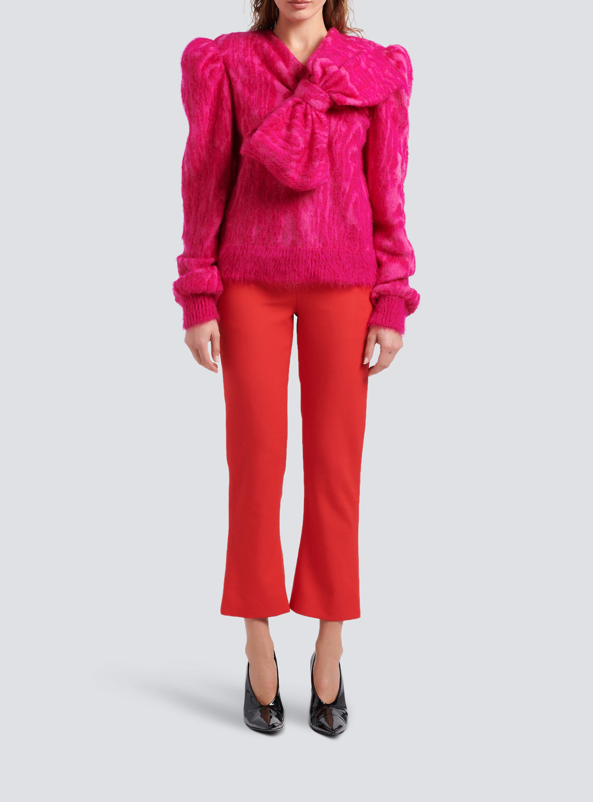 Pantalon en grain de poudre - Rouge Vif