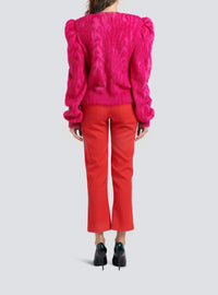 Pantalon en grain de poudre - Rouge Vif