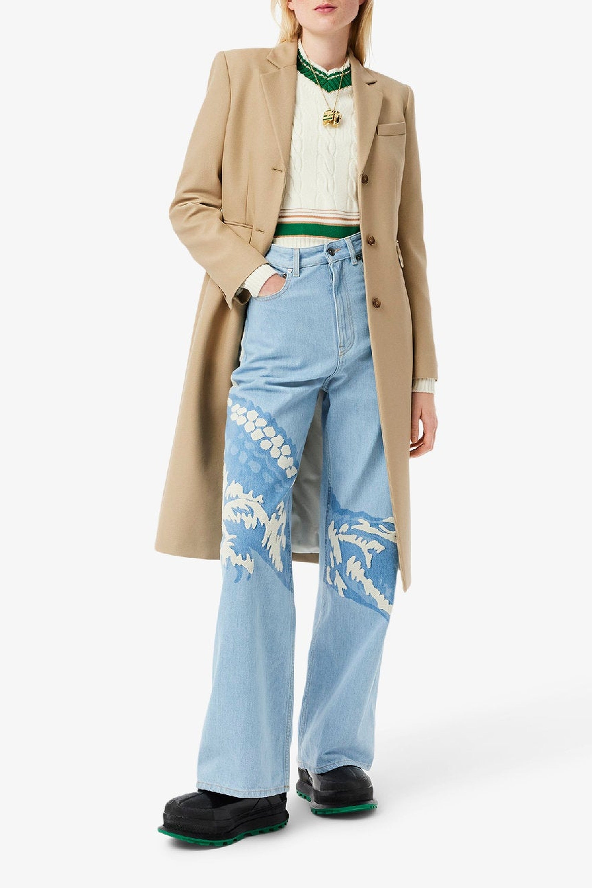 Manteau cintré en twill de laine - Viennois